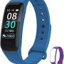 Fitness Tracker,Activity Tracker with Body Temperature Heart Rate Blood Pressure Monitor,Waterproof Fitness Watch with Sleep Monitor,Step Calorie Counter,Pedometer Watch for Women Men - Image 3