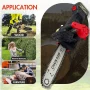 CATGOOD 12" Chainsaw, Portable Electric Chain saws, with 21V Rechargeable 3.0Ah Battery and Charger, for Cutting Tree Wood, 800W - Image 4