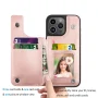 Njjex For Apple iPhone 15,15 Pro,15 Plus,15 Pro Max 5G Wallet Case, iPhone 15 Pro Max 6.7" PU Leather Case,Luxury Slim Folio Flip Kickstand Shockproof Cards Holder Wallet Case Cover -Rose Gold - Image 2