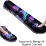 Desk Mat, Large Gaming Mouse Pad with Wrist Rest, 4 in1 XXL Mouse pad+Keyboard Wrist Rest+Mouse Pad Wrist Support+Cup Coaster Set, Ergonomic Desk Pad for Home Office,Spaceman - Color 87 - Image 3