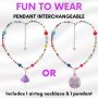 CHABAEBAE Airtag Necklace Kids - Airtag for Kids, Secure Discreet Airtag Holder for Kids & Adults, Adjustable Air Tag Necklace with Cute Pendant - Image 2