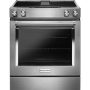 KitchenAid - 6.4 Cu. Ft. Self-Cleaning Slide-In Electric Convection Range - Stainless Steel - Image 1