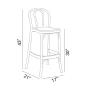 Outdoor Bar Stool 30" - Set of 4 - Soho - Image 4