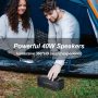 Bluetooth Speaker, BOGASING M4 Speaker with 40W Stereo HD Surround Sound, Deeper Bass, 24H Playtime, IPX7 Waterproof, Bluetooth 5.0 TWS Wireless Dual Pairing Portable Speaker for Home, Outdoor (Black) - Image 4