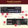 PYLE PD3000BA - Bluetooth Home Theater Preamplifier - Audio/Video Receiver System with CD/DVD Player, AM/FM Radio, MP3/USB Reader (3000 Watt) - Image 3