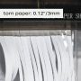 Mini Hand Shredder Portable Documents Paper Cutting Tool Home Office Desktop Stationery Black - Image 6