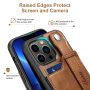 For iPhone15 14 13 12 Plus ProMax Leather Wallet Case Shockproof Kickstand Cover - Image 4