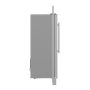 Forno Appliances - 60 in. Wide Maderno 27.2 Cu. Ft. Built-In Side-by-Side Convertible Refrigerator/Freezer with Decorative Grill - Stainless Steel - Image 4