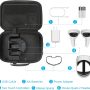 Case For Oculus Quest 2 JSVER Carrying Case for Quest 2 VR Headset, Controllers, Battery and Elite Strap, Storage Case for quest 2, includes Shoulder Strap, Silicone VR Face Mask, Lens Dustproof Cover - Image 2