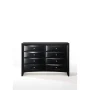 DAE 5-Piece Modern Wood King Bedroom Set, Black - Image 2
