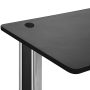 Gaming Desk, Computer Desk 25" x 58" Student PC Desk Office Desk Extra Large Modern Ergonomic Gaming Style Table Workstation - Black and Grey Frame - Black Top - by BenchPro - Image 2