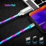 Magnetic LED Light Up USB Phone Charger Cable Cord For iPhone Type C Micro US - Image 6