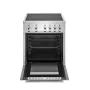 24" Bertazzoni Professional Series Freestanding Electric Induction Range - 2.5 Cu Ft. manual clean oven - 4 heat zones - Stainless Steel - Image 2