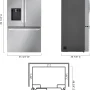 LG - 36-in Wide Standard-Depth MAX 30.7 Cu. Ft. French Door Smart Refrigerator with Dual Ice Maker - Stainless Steel - Image 4