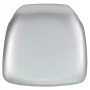 Flash Furniture Louise Hard Silver Vinyl Chiavari Chair Cushion - Image 1