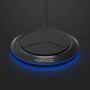 RapidX Prismo RGB Wireless Charger,10W Max Fast Wireless Charging Pad Compatible with iPhone 14/14 Plus/14 Pro/14 Pro Max/13/13 Mini/SE 2022/12/11/X/8,Samsung Galaxy S22/S21/S20,AirPods Pro 2(Black) - Image 4