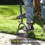 Colwelt Saw-Tooth Manual Edger,Half Moon Lawn Edger with T-Grip (38in) - Image 2