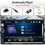 Podofo Car Stereo Double Din Car Radio 7 Inch MP5 Player with HD Touch Screen Digital Display Bluetooth Multimedia Support PhoneLink USB SD Aux Backup Camera - Image 4