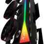 XFX - Mercury AMD Radeon RX 9070XT OC Magnetic Air Edition 16GB GDDR6 PCI Express 5.0 Gaming Graphics Card with RGB - Black - Image 4
