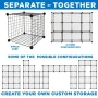 42 in. Wire 12-Cube Organizer - Image 4
