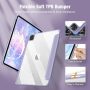 Fintie Hybrid Slim Case for iPad Pro 11-inch (4th / 3rd Generation) 2022/2021 - [Built-in Pencil Holder] Shockproof Cover w/Clear Transparent Back Shell, Also Fit iPad Pro 11" 2nd Gen, Lilac Purple - Image 5