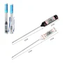 Stainless steel Cooking thermometer Food temperature thermometer,2 Pcs Meat Thermometer For Cooking Grilling Checks Food Temperature Digital Screen(white & Black ) - Image 3