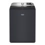 Maytag - 5.3 Cu. Ft. Smart Top Load Impeller Washer with Extra Power - Midnight Steel - Image 1