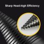 4x High Speed Twist Firewood Drill Bit Wood Splitter Screw Splitting Cone Driver - Image 5