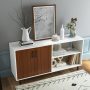 Modern Buffet Sideboard with 2 Doors and Open Compartments - Image 5