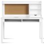 Kids Desk and Chair Set Study Writing Desk with Hutch and Bookshelves - Image 6