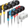 Keewonda Bulk Earbuds Headphones Wholesale Earphones 50 Pack Disposable Ear Buds Bulk Multi Colored Headphones for School Classroom Students - Image 4