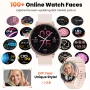 Smart Watch for Women, 1.39" Fitness Tracker with Bluetooth Calls(Answer&Make&Message Reminder), Smart Watch Fits for Android and iPhone, IP67 Waterproof, 100+ Sport Modes Smartwatch, for Gift, Pink - Image 3