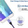 Samsung Dual USB Wall Charger with Micro USB Cable for Galaxy J7V/J8, J7 Crown/Prime/Star/Sky Pro/Refine, S7/S6 Plus/Edge/Active - Image 3