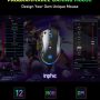 INPHIC Wired RGB Gaming Mouse, High Performance USB Ergonomic Computer Mouse, 12 Programmable Buttons, 5000 DPI Optical, Chroma LED Backlight, Adjustable Weight MMO Gamer Mice for PC Desktop - Image 2