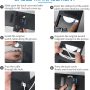 WAITIEE Wireless Charger 5 in 1 Wireless Charging Station for iWatch SE/6/5/4/3/2/1,AirPods3/2/1, Pencil,Fast Charger Dock for iPhone 12/Pro/11/11 Pro Max/XR/XS Max/Xs Black(No iWatch Charging Cable) - Image 1