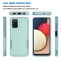 TakFox For Samsung Galaxy A03S Case,Full Body Heavy Duty Shockproof Hybrid Dual Layer Rubber Drop Protection Soft Bumper Rugged Protective Cover Case,Green - Image 6