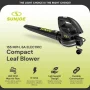 Sun Joe 6-Amp 155 mph Corded Electric Handheld Leaf Blower, Light-Duty Lawn Tool, Black - Image 2