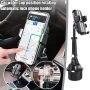 Adjustable Car Cup Holder Cellphone Mount Stand Universal Car Water Cup Holder Mobile Cell Phone Bracket Support For Iphone 13 - Image 2