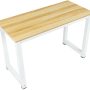 47.2 inch Wood Computer Table Home Study Desk Office Furniture PC Laptop Workstation, Oak Color Home-Office-desks Office Tables Computer Desk Desk Chair Gaming Desk Office Desk Home Office desks - Image 1
