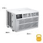 Whirlpool - 1,000 Sq. Ft. 18,000 BTU 230V Window Air Conditioner - White - Image 2