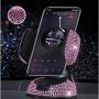 Bling Car Phone Holder, LYCARESUN 360°[Adjustable & Stable] Crystal Universal Phone Mount for Car, Windshield Dashboard Air Vent Car Stand Phone Holder, Mini Car Accessories for Women and Girl(Black) - Image 3