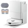 Roborock - Qrevo Series Robot Vacuum & Mop with Multifunctional Dock, 10,000Pa Suction, Anti-Tangle Brush, Self-Emptying - White - Image 1
