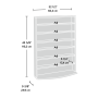 Sauder O'Sullivan Multimedia Storage Tower, Cinnamon Cherry Finish - Image 2
