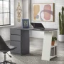 Como Writing Desk with 3 Storage Drawers, Multiple Colors - Image 1