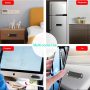 Universal Magnetic Flex Car Phone Holder, car Multifunctional Mobile Phone Bracket 360 Degree, Carmount Smartphone Magnet, Mini-Size, Suitable for All Phones from 4-7 inches(Silver) - Image 2