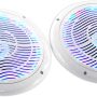 Rockville RMC80LW 8" 800w 2-Way White Marine Speakers w Multi Color LED + Remote - Image 2