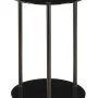 Convenience Concepts Designs2Go Classic Two-Tier Round End Table in Black Glass - Image 5