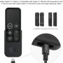 elago Universal Remote Holder Mount Compatible with Apple TV Remote and All Other Remote Controls - Adhesive Tape or Screw Mounting Options, Available Wired Charging [Small] [1st Gen] [Black] - Image 6