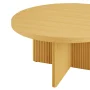 Better Homes & Gardens Lillian Fluted Coffee Table, Fancy Pine Finish - Image 2