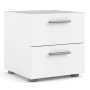 Austin 2-Drawer White Nightstand - Image 2